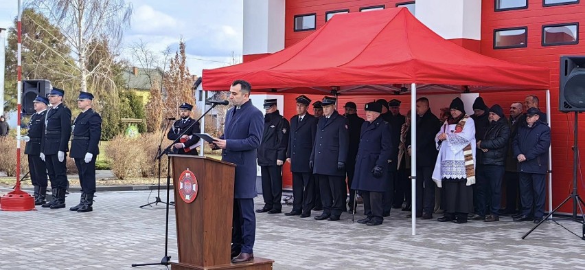 Otwarcie nowej strażnicy OSP Łabunie