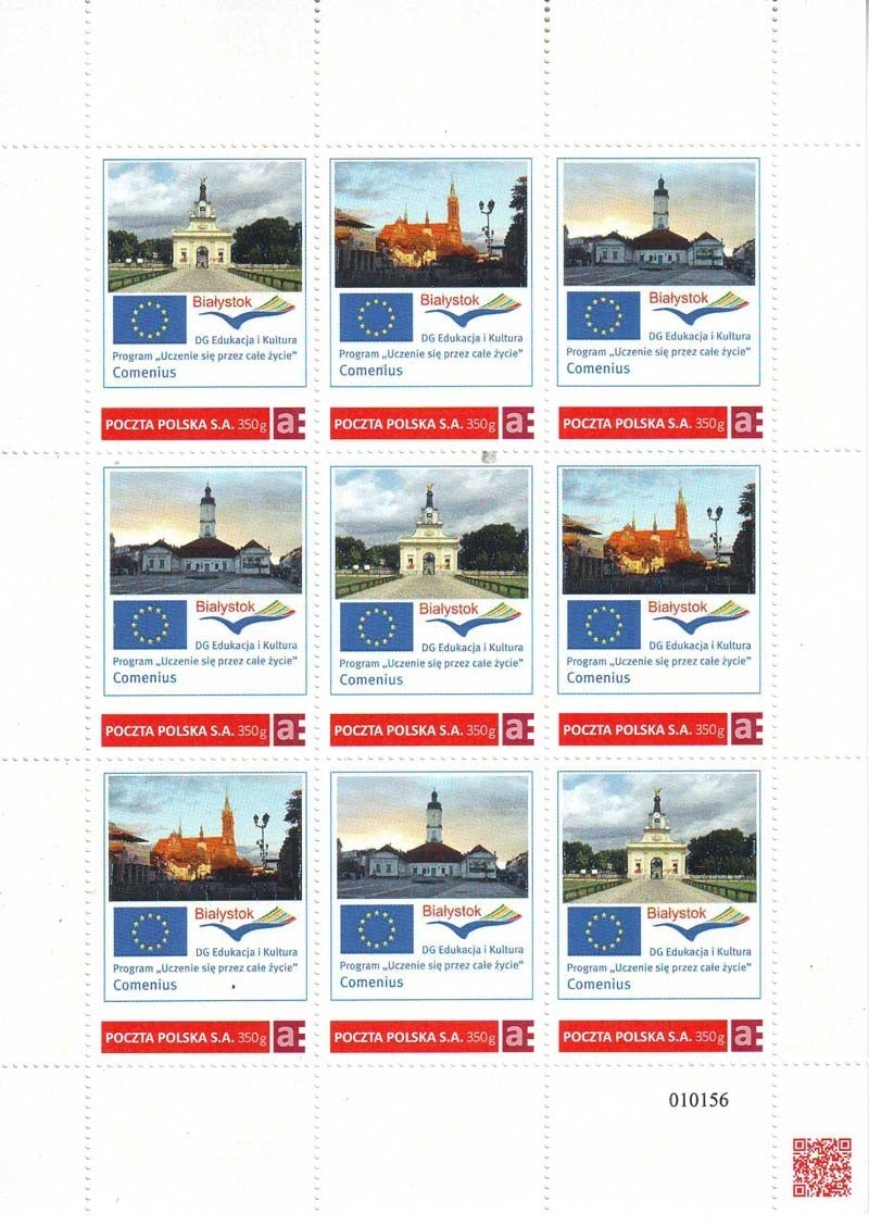 Zaprezentowane w Białymstoku znaczki powstały w ramach...