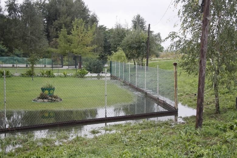 Brzeszcze. Każdy większy deszcz zalewa ich domy. Jest szansa, że to się wreszcie zmieni w ciągu najbliższego roku [ZDJĘCIA]  