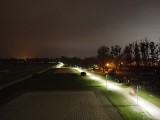 Wrocławski park linearny na Partynicach w końcu oświetlony [ZDJĘCIA]