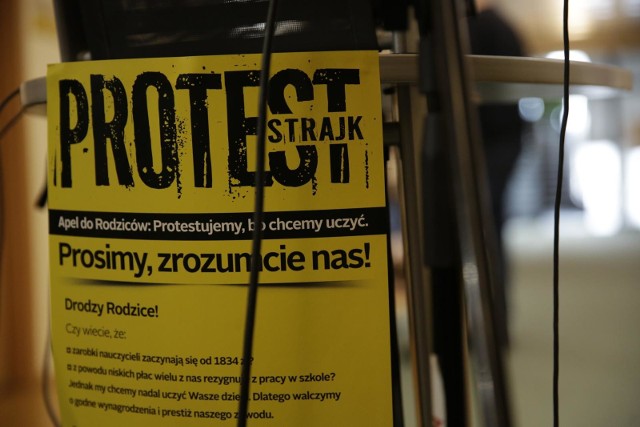 Nauczyciele zapowiadają rozpoczęcie protestu 8 kwietnia.