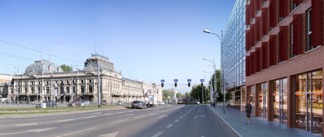 Na działce w pobliżu Pałacu Poznańskiego powstaną budynki usługowe z biurami na wyższych piętrach