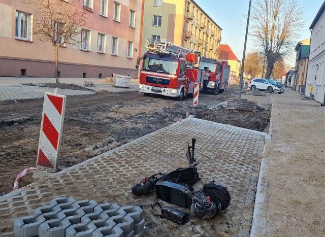 Pożar w Białogardzie