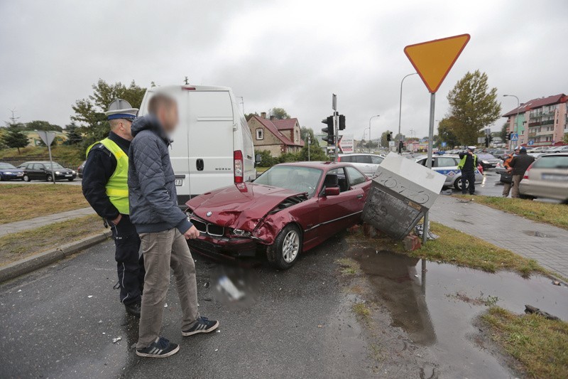 Kraksa, która wydarzyła się w Zielonej Górze w czwartek, 6...