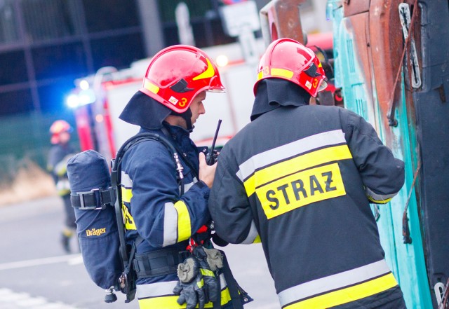 Do zdarzenia doszło na autostradzie A1, w pobliżu węzła w Kowalu.