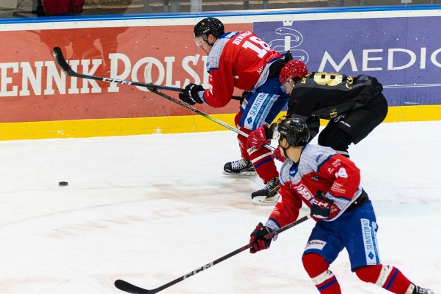 23.01.2024 krakowmecz hokej na lodzie cracovia sanok fot.  wojciech matusik / polskapress