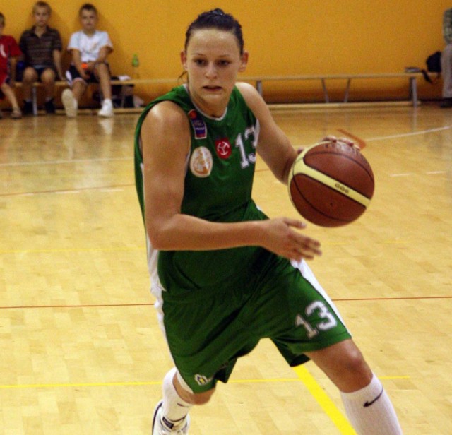 Justyna Daniel zaliczyła trzy celne rzuty za trzy punkty.