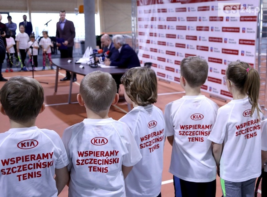 Szczecińska hala tenisowa ze sponsorem tytularnym. Umowa na trzy lata [ZDJĘCIA, WIDEO]