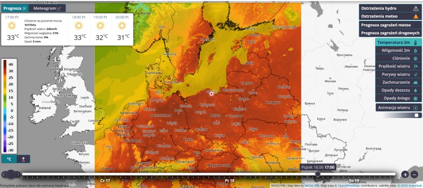 W piątek i sobotę, 18-19.06.2021 r. nad morzem nawet 30 st....