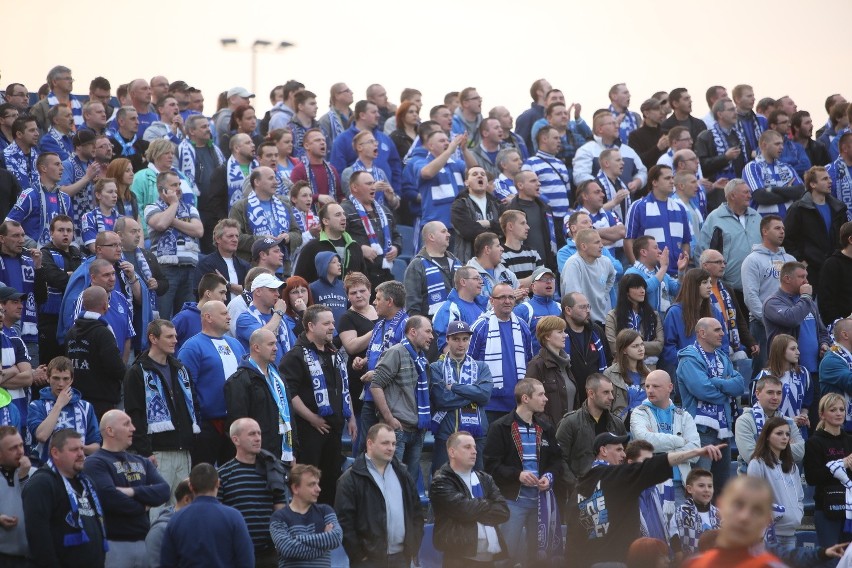 Ruch Chorzów - Wisła Kraków. Kibice Ruchu Chorzów