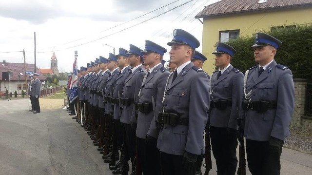 Uroczyste otwarcie komisariatu w Orzeszu po remoncie w zeszłym roku