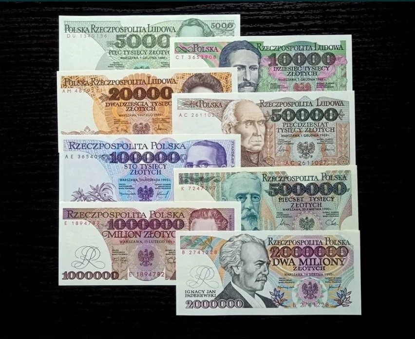 Banknoty i monety z czasów Polskiej Rzeczpospolitej Ludowej...