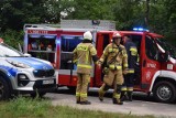 Wypadek na drodze krajowej nr 17 na trasie Łopiennik - Zakręcie. Autokar wpadł do rowu. Dzieci wśród poszkodowanych