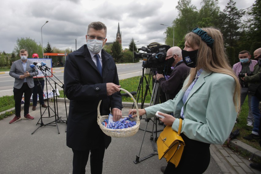 Marcin Warchoł spotkał się w piątek z mieszkańcami Słociny.