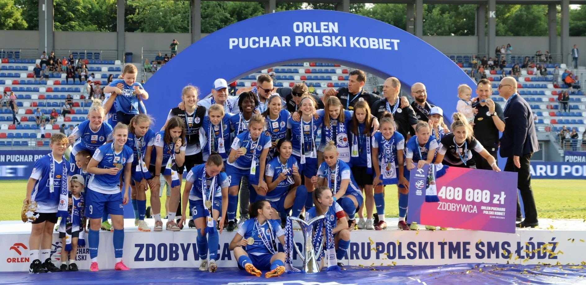 Finał Orlen Pucharu Polski Kobiet w piłce nożnej kobiet w Radomiu. Trofeum  dla TME SMS Łódź. Zobacz zdjęcia | Echo Dnia Radomskie