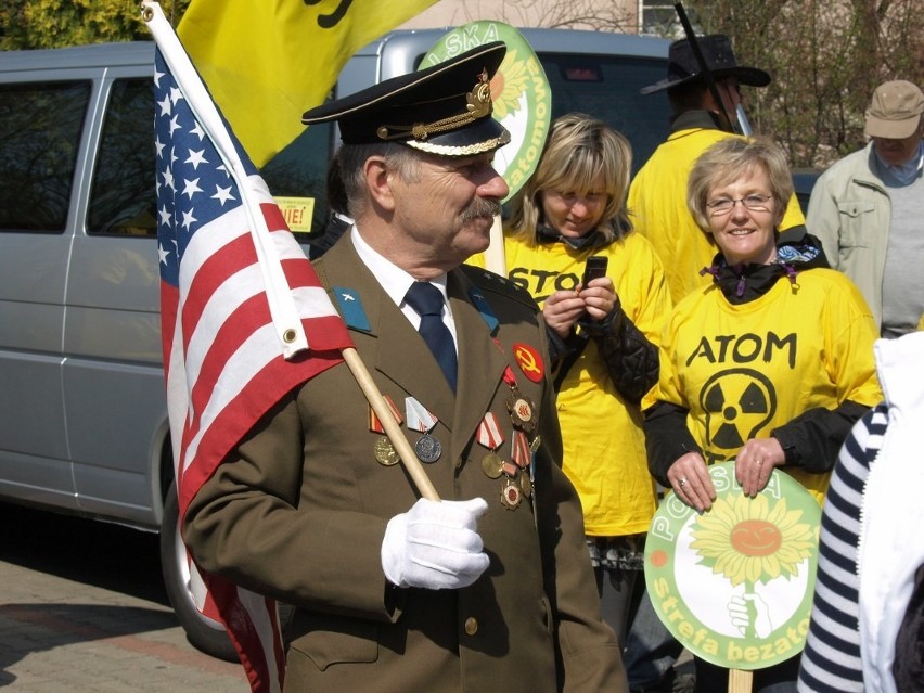 Stop atom - protest na 1 maja.