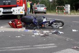 Września: Wypadek motocyklisty. Mężczyzna w ciężkim stanie