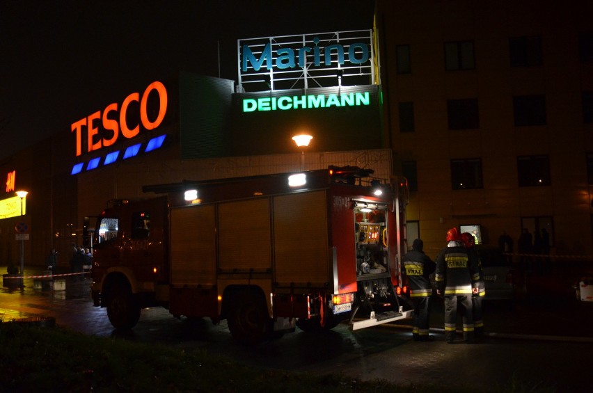 Wrocław: Pożar w Marino. Ewakuacja całego centrum handlowego (FILM, ZDJĘCIA)