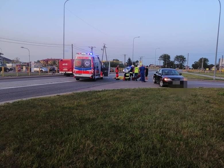 Brańsk. Śmiertelny wypadek ul. Armii Krajowej. Zginął motocyklista [ZDJĘCIA]