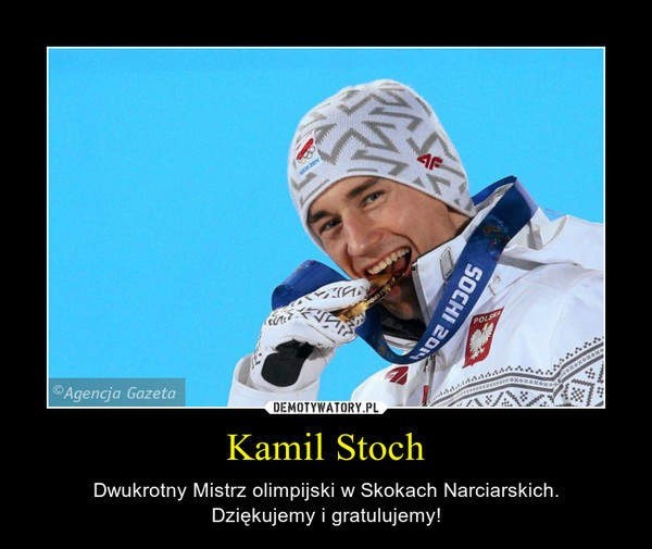 Kamil Stoch zdobył drugi złoty medal igrzysk olimpijskich