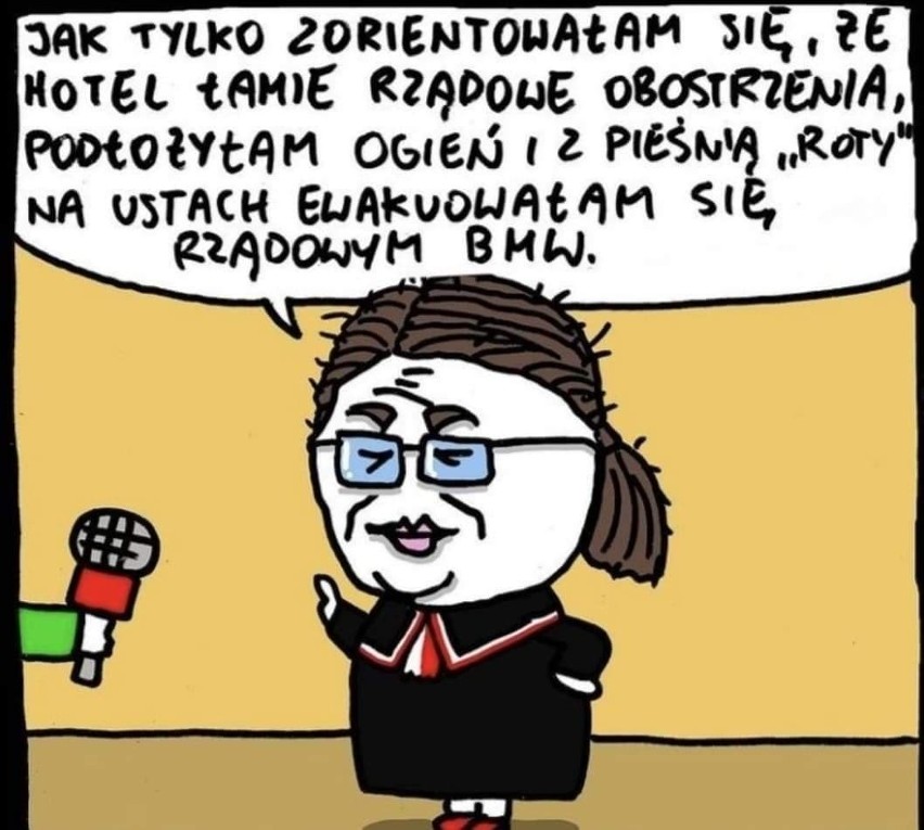 Krystyna Pawłowicz w Malinowym Zdroju w Solcu-Zdroju. Cała Polska komentuje. Zobaczcie MEMY | Echo Dnia Podkarpackie