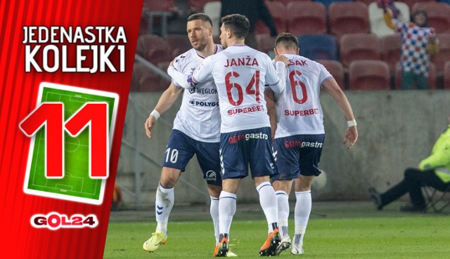 Lukas Podolski się wkurzył i prawie w pojedynkę odwrócił mecz z Wisłą Płock. Sprawdźcie, kto oprócz napastnika Górnika Zabrze zasłużył na obecność w jedenastce wyróżnionych za 25. kolejkę.