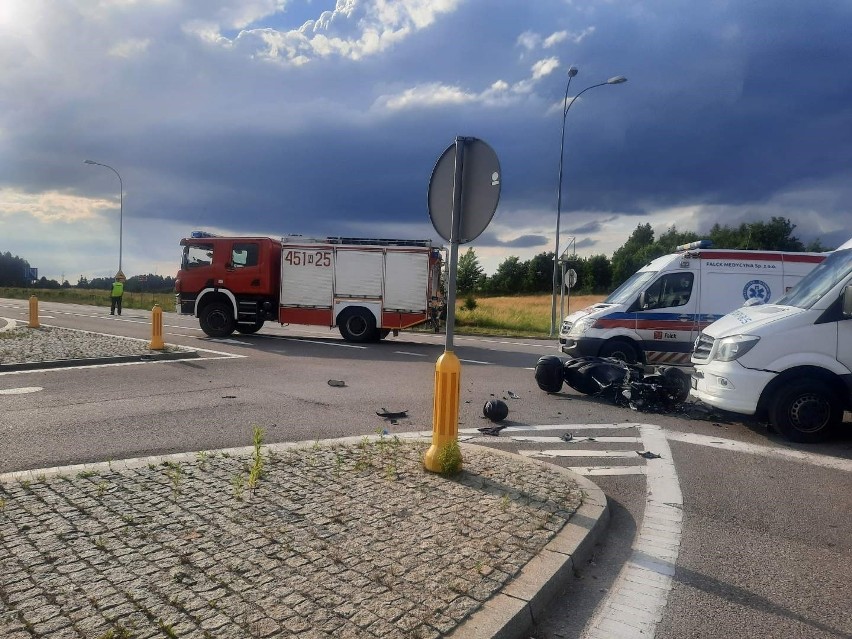 Tragiczny wypadek motocyklisty w Gołdapi