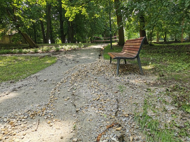 Park w Kościelcu w Chrzanowie