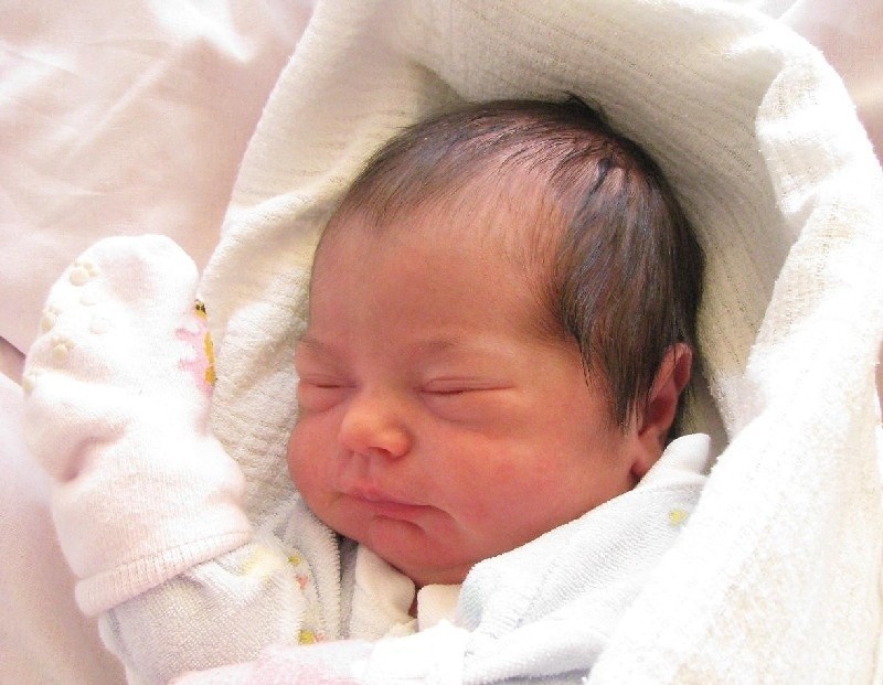 Kinga Górczak urodziła się 16 września, ważyła 3420 g i...