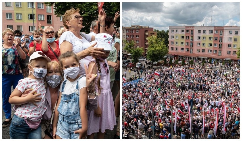 Andrzej Duda w Stargardzie. Fotorelacja z 3 lipca