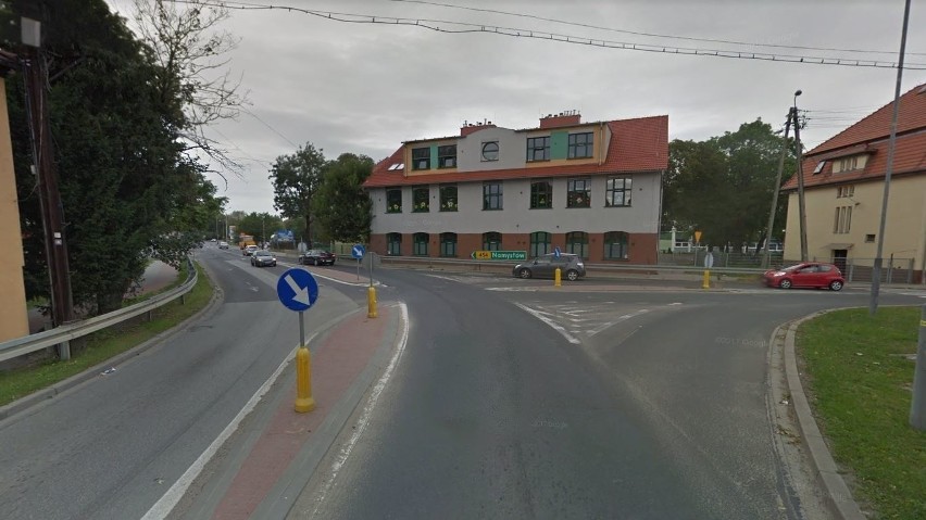 Skrzyżowanie ulic Jagiełły i Krzanowickiej w Opolu