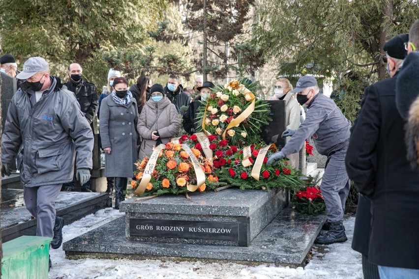 Pogrzeb Jana Kuśnierza na Cmentarzu Rakowickim w Krakowie