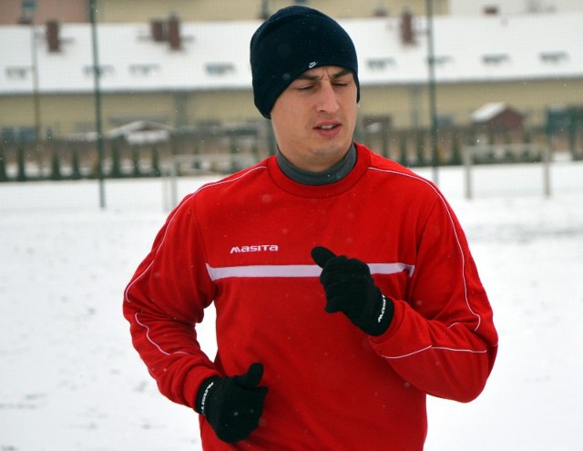 Waldemar Gancarczyk w pierwszym występie w barwach Odry zdobył gola. Trafił do siatki w sparingu z Miedzią Legnica.