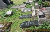 Cmentarz żydowski w Bielsku-Białej zdewastowany. "Siedzę ze łzami w oczach". Policja szuka sprawców zbezczeszczenia kirkutu