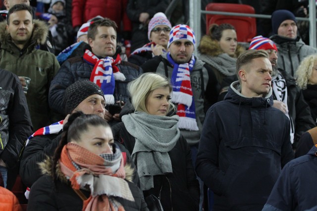 Kibicki na meczu Górnik Zabrze - Wisła Kraków