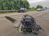 Tragiczny wypadek na autostradowej obwodnicy Krakowa. Nie żyje jedna osoba