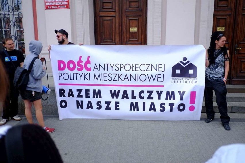 Pikieta przed Urzędem Miasta: Dość łamania praw lokatorów!