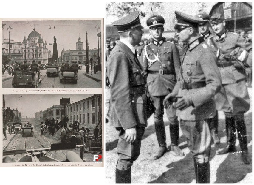 13 września 1939 przez Łódź przejechał Adolf Hitler. Wódz...