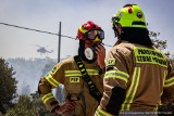Dolnośląscy strażacy walczą z pożarami w Grecji. Polskie śmigłowce gaszą płonące lasy. Zobaczcie zdjęcia