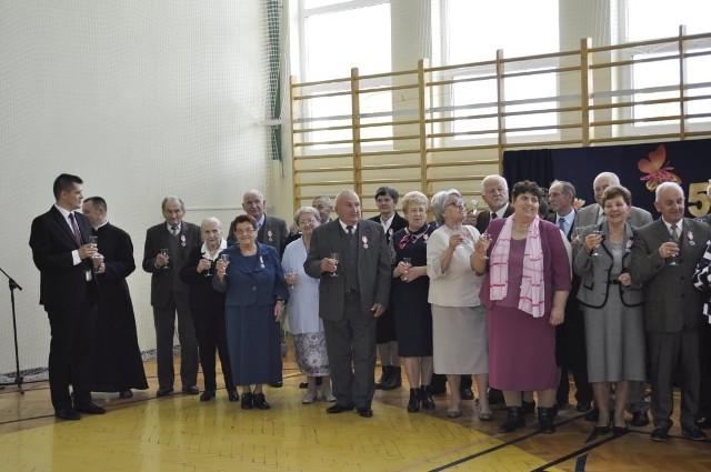 Złote Gody świętowało 21 par z gminy Bogoria.