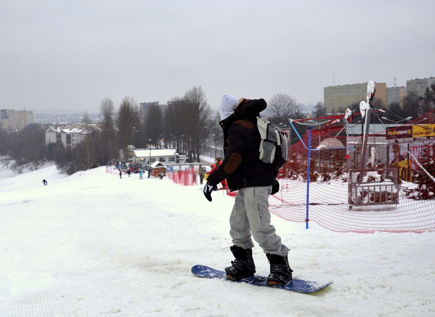 Stok narciarski na Globusie w Lublinie w końcu otwarty (ZDJĘCIA)