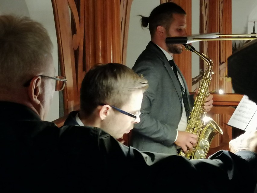 Saksofon, organy i improwizacje w kościele ewangelickim w Słupsku (zdjęcia)