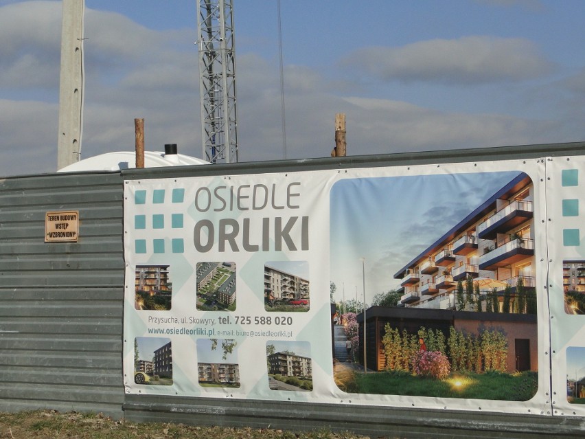 W Przysusze widać postęp prac na budowie nowego osiedla Orliki. Zobacz zdjęcia!