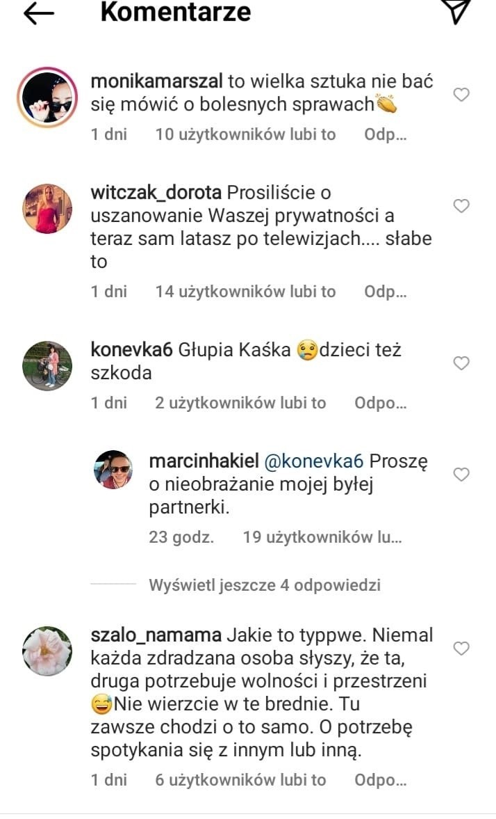 Marcin Hakiel o rozstaniu z Katarzyną Cichopek...