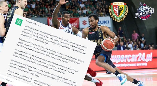 W tle starcie o MVP finałów. Zac Cuthbertson z Kinga kontra Jeremiah Martin ze Śląska. A na pierwszym planie list od sztucznej inteligencji...