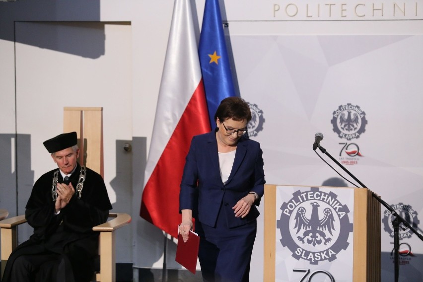 Na obchody 70-lecia Politechniki Śląskiej przybyła premier...