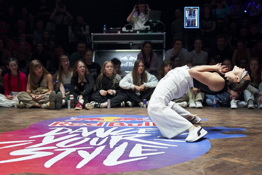Tancerka Maja podczas finału Red Bull Dance Your Style....