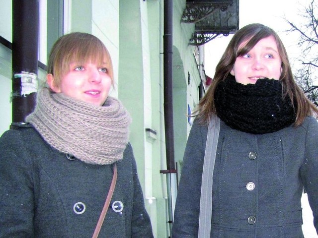 Jednak najbardziej niebezpiecznie jest na Kościuszki &#8211; uważają Paulina Okrągła (z lewej) i Monika Gieniul.