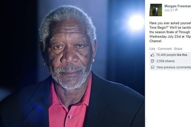 Morgan Freeman (fot. screen z Facebook.com)