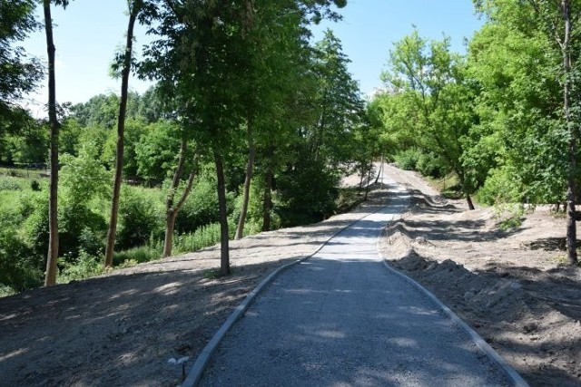 Tereny po starej oczyszczali ściek&oacute;w coraz bardziej zaczynają przypominać park.